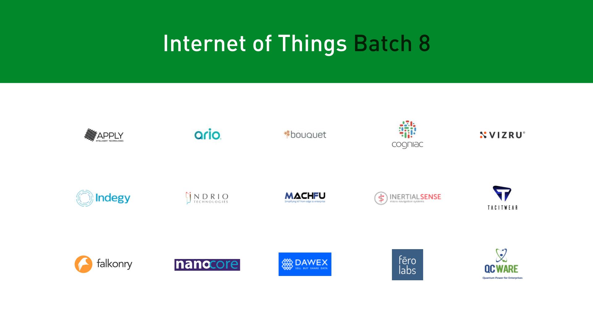 Plug and Play IoT startups